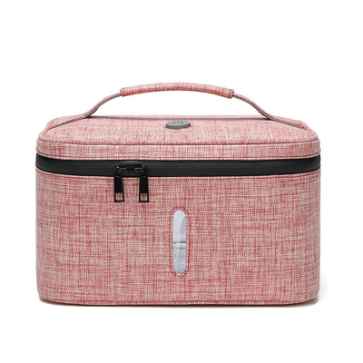 USB Rechargeable UV Light Sanitizer Travel Cosmetic Bags 26*19*15cm
